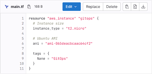 Terraform main example